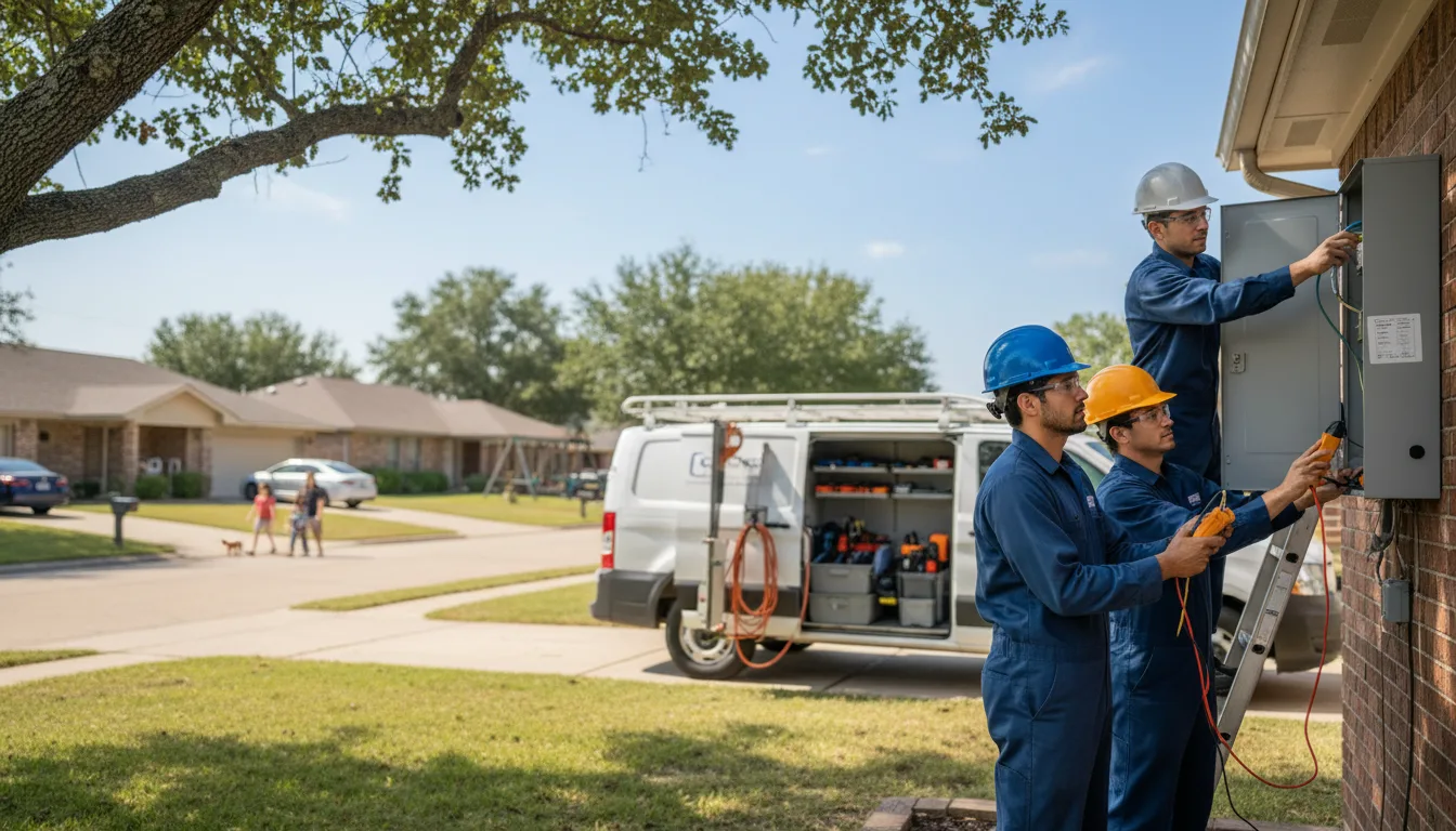 Certified electrician providing emergency electrical services in Petersburg, IL